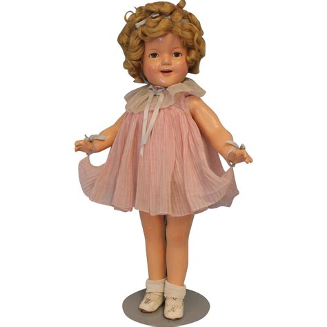 Composition C Shirley Temple Doll Baby Take A Bow Pleated Party Dress Pleated Party