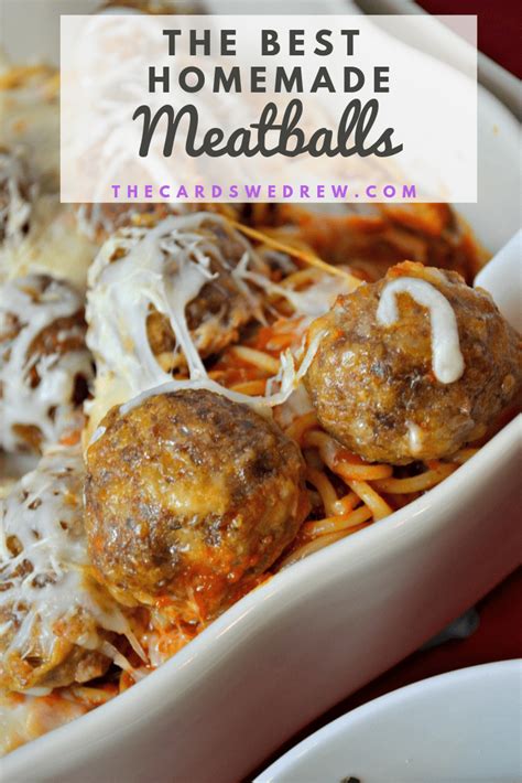 Pair with your favorite swedish cream sauce recipe to. The BEST Homemade Meatballs - The Cards We Drew