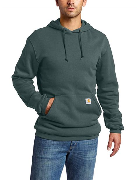 Carhartt Mens Midweight Original Fit Hooded Pullover Sweatshirt K121