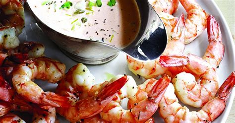 Peel and devein the shrimp, leaving the tails on. Grilled Shrimp Cocktail Barefoot Contessa / You've been ...