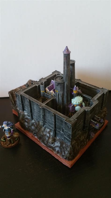 Castle Ravenloft Miniature For The Amber Temple Rcurseofstrahd
