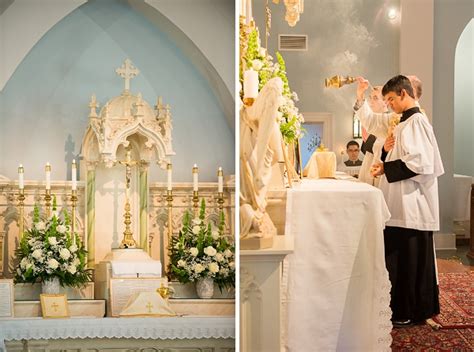 Romantic Traditional Catholic Wedding In Chesapeake Tidewater And