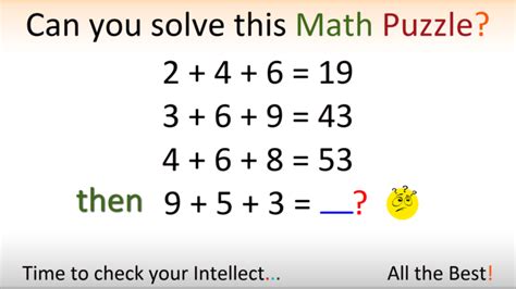 Hardest Math Puzzle Ever Math Logic Games Math Puzzles Brain Teasers Math Quizzes Math Games
