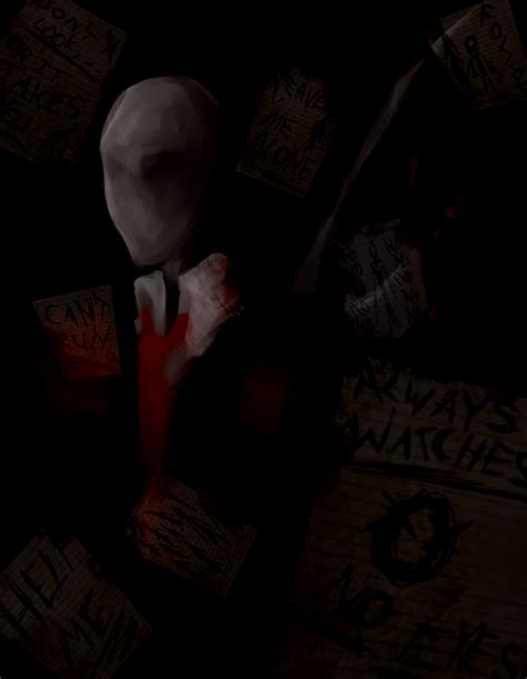 Fanart Slenderman By Immoxe On Deviantart