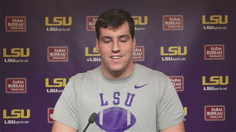 LSU Center Liam Shanahan Talks Improving Offense And More YouTube