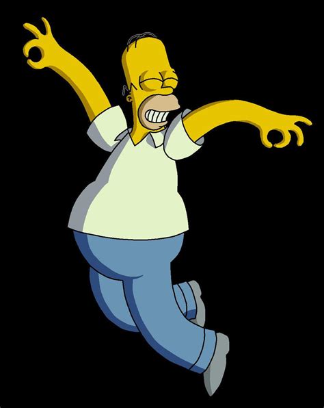 A Prancing Homer Simpson By Fatbonessmith On Deviantart