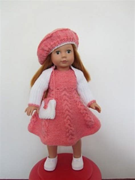 top down cabled dress pattern by jacqueline gibb doll clothes american girl girl doll clothes