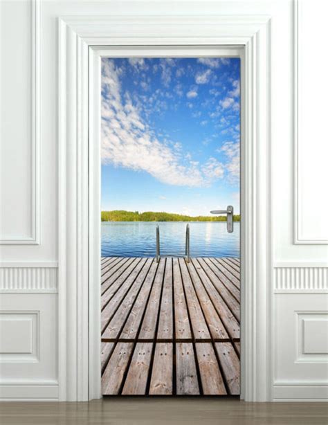 Door Sticker Door Wallpaper Door Mural Nature Door Wall Etsy