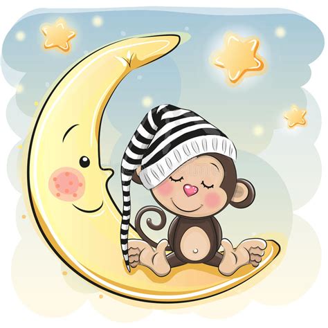 Additionally, you can browse for other related vectors from the tags on topics baby, baby boy, cartoon, cute. Cute Cartoon Monkey Is Sleeping Stock Vector ...