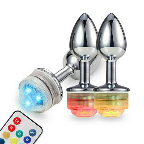 Butt Plug Led Light Up Anal Sex Toy Bdsm Anal Play Toy For Her Etsy Australia