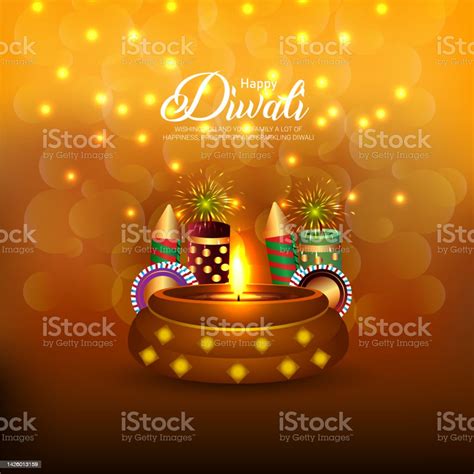 Happy Diwali Indian Festival Celebration Greeting Card Stock Illustration Download Image Now