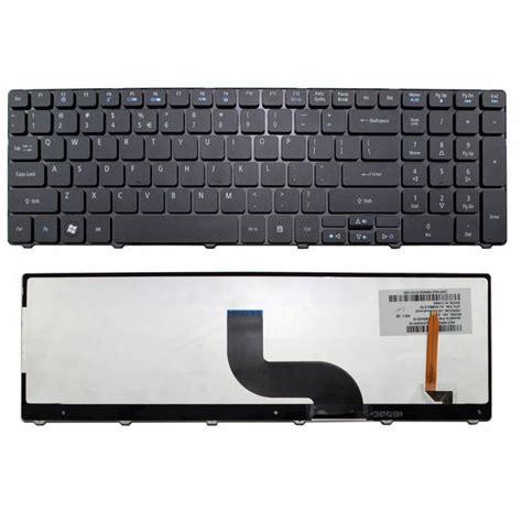 Клавиатура за лаптоп Acer Aspire 5742 8942g 8935g Black Backlit Usuk