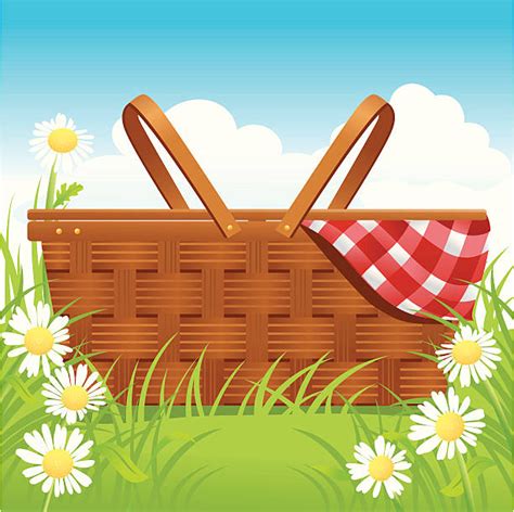 Royalty Free Picnic Basket Clip Art Vector Images And Illustrations Istock