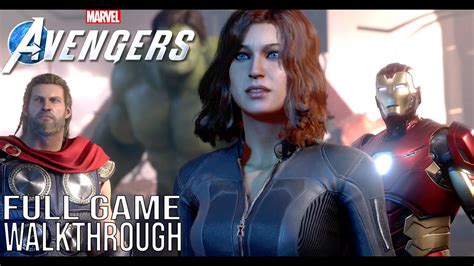 Marvels Avengers Full Game Walkthrough No Commentary Marvels
