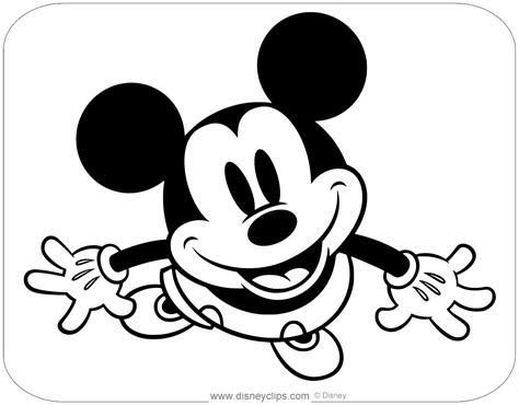 71 Classic Mickey Mouse Coloring Pages