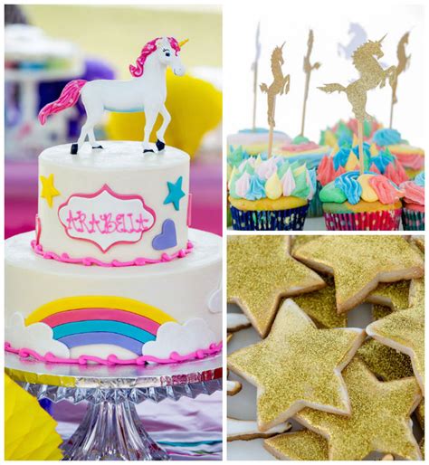 Karas Party Ideas Rainbow Unicorn Birthday Party
