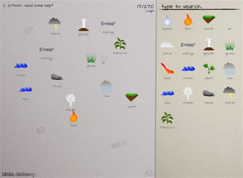 Little Alchemy Cheats - 580 Elements from A to Z