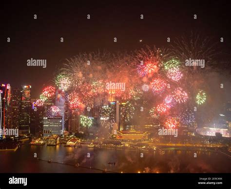 Singapore Independence Day Marina Bay Sand Fireworks Celebrations