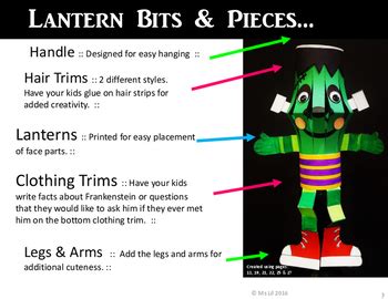 These kindergarten activities are the best at letting kids interact, play, move, and work with important learning. Frankenstein Craft :: Halloween Activities by Ms Lil | TpT