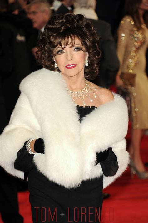 Her father was born in south africa of jewish ancestry from the netherlands and germany. Joan Collins at the "Spectre" Royal World Premiere | Tom ...