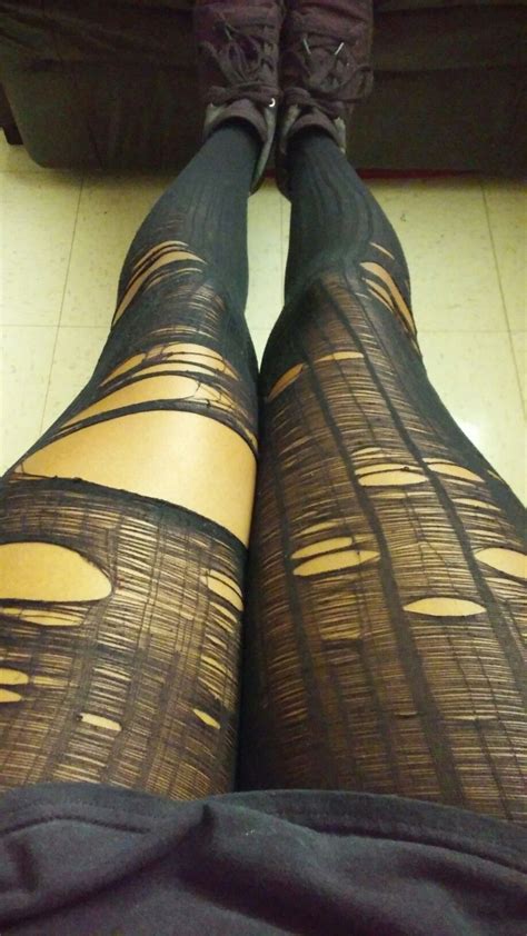 ripped tights ripped tights halloween tights trending fashion outfits