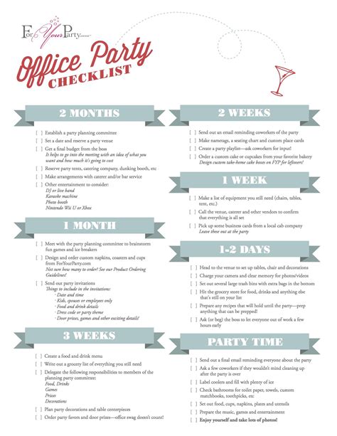 Plan Your Office Holiday Party Right With Our Checklist Order Now To