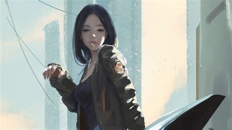 Urban Girl Smoking Cigarette Hd Anime 4k Wallpapers Images