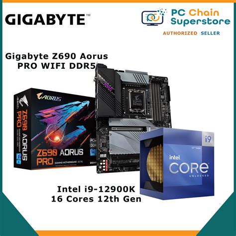 Intel I9 12900k Core I9 12th Gen Lga1700 16 Cores Processor Gigabyte