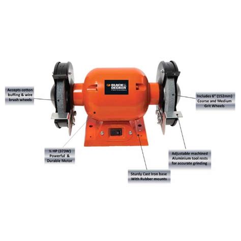 Jetzt kostenlos iphone app laden oder android app laden. Buy Black & Decker BT3600 - 150 mm, 373 W Bench Grinder ...