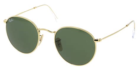 Ray Ban Rb 3447 001 Round Metal 50 21 Sunglasses Optical Center
