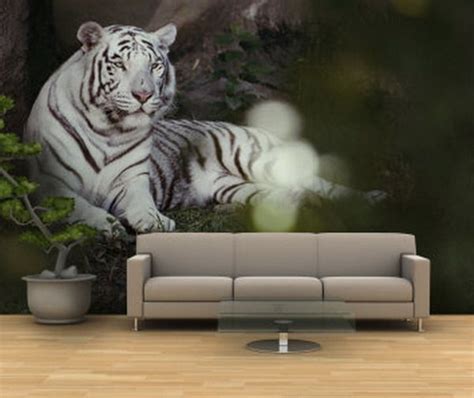 Awesome White Tiger Wall Murals Design Mural Design Wall Murals Mural