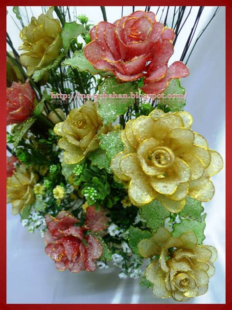 Balik rumah, boleh gubah sendiri untuk mengasah skil gubahan bunga. Gubahan Hantaran: Bunga Dip