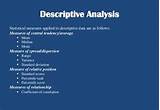 Pictures of Data Analysis Descriptive Statistics