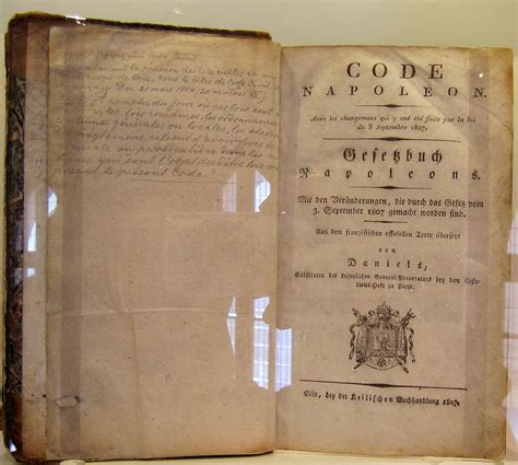 In march 1804, the napoleonic code was finally approved. Marriage under the Code Napoleon - Claire Gebben