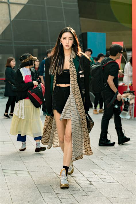 seoul fashion week streetwear womens 2020ss 3day écheveau china street fashion chinese