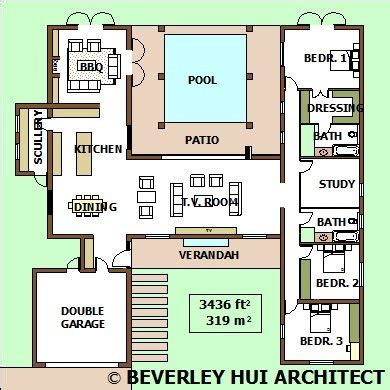 House plans are presented with options for the design of rooms and with one of the foundations. Single Storey House Plans | BH Architects, Cape Town ...