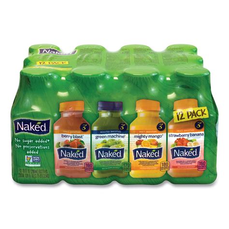 Naked Juice Variety Pack Oz Assorted Flavors Carton OfficeSupply Com