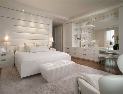 Decorating a modern primary bedroom. Luxury All White Bedroom Decorating Ideas Amazing ...