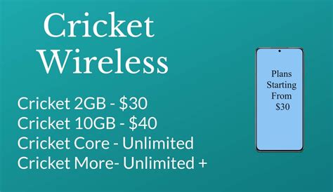 Cricket Wireless Plans Features And Price 2021 Cricket Wireless How