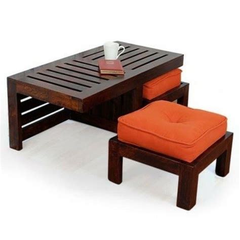 Patio Coffee Table With Nesting Ottomans Patio Ideas