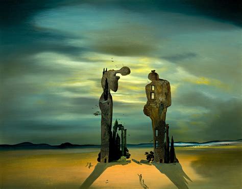 Salvador Dalí Archaeological Reminiscence Of Millets Angelus Dali