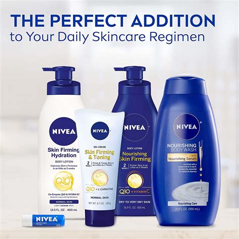 Nivea Skin Firming And Toning Gel Cream With Q10 L Carnitine 67 Oz 189 G