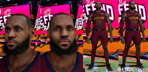 Nba 2k22 Lebron James Cyberface Update And Body Model By Ecph