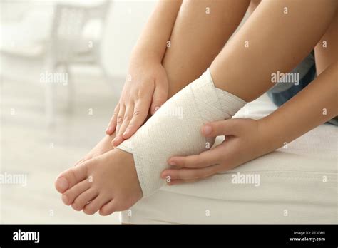 Child Sprain Ankle Hi Res Stock Photography And Images Alamy
