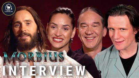 Morbius Cast Interviews Jared Leto Matt Smith Adria Arjona And Daniel Espinosa YouTube