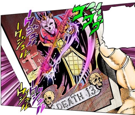 Death Thirteen Jojos Bizarre Encyclopedia Jojo Wiki