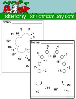 Each worksheet features a fun design that. Dot to Dot / Connect the Dots 1 - 20 - ST PATRICK'S DAY by ...