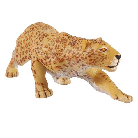 Zxz 1pcs Solid Animal Model Simulation Wild Animal 14cm Leopard Figures