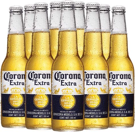 Cerveza Clara Corona Extra Tipo Pilsner Paquete De 24 Botellas De