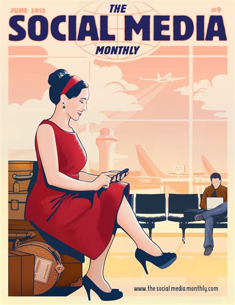 Love The Retro Cover The Social Media Monthly June 2012 Social